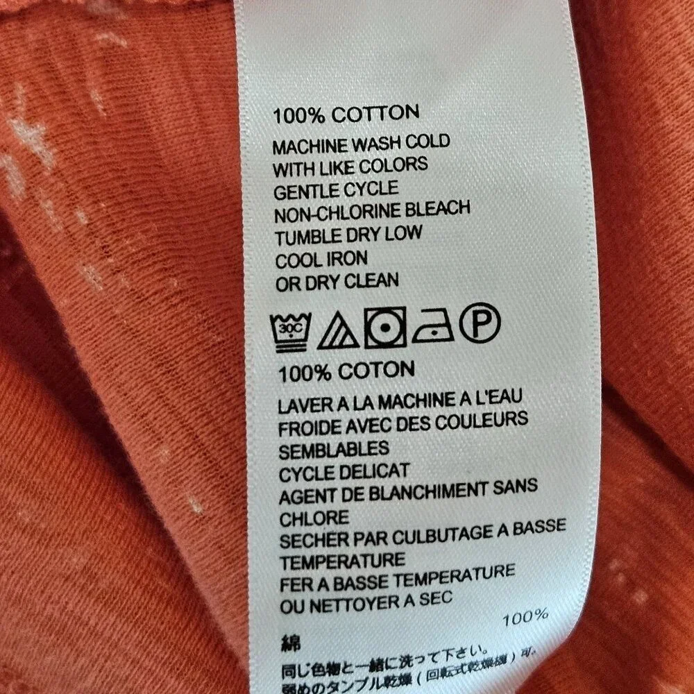 Tommy‎ Bahama Shipwreck Beach Polo Dress Medium Orange Tropical Coastal